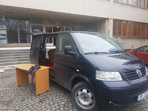 Stěhovací vůz: Volkswagen Transporter